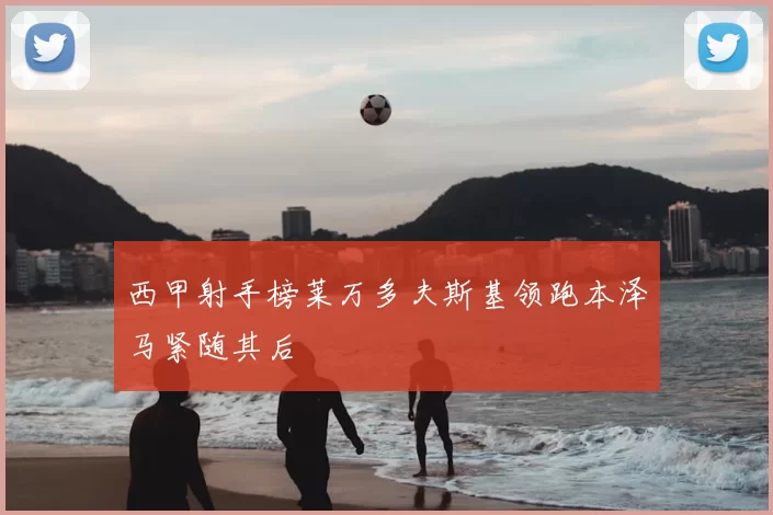 西甲射手榜莱万多夫斯基领跑本泽马紧随其后